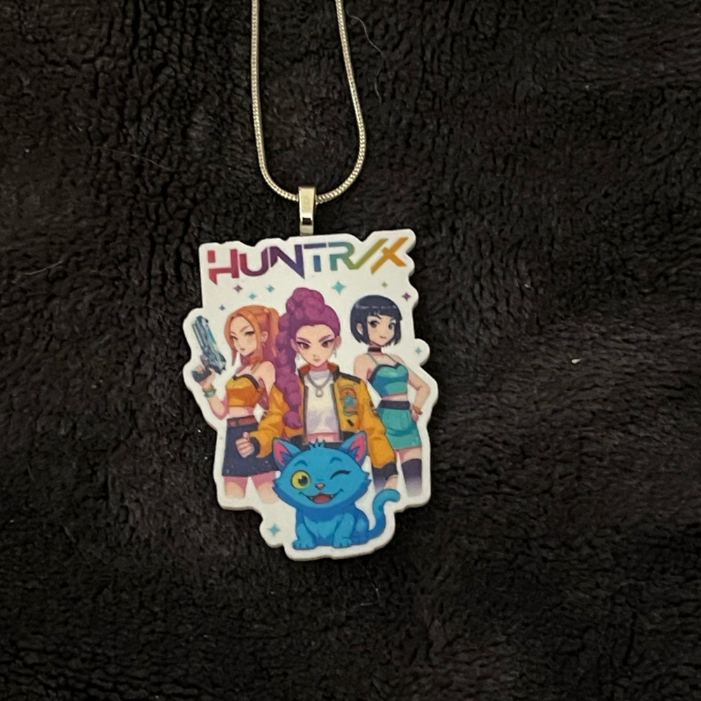 Colorful Anime Pendant Necklace